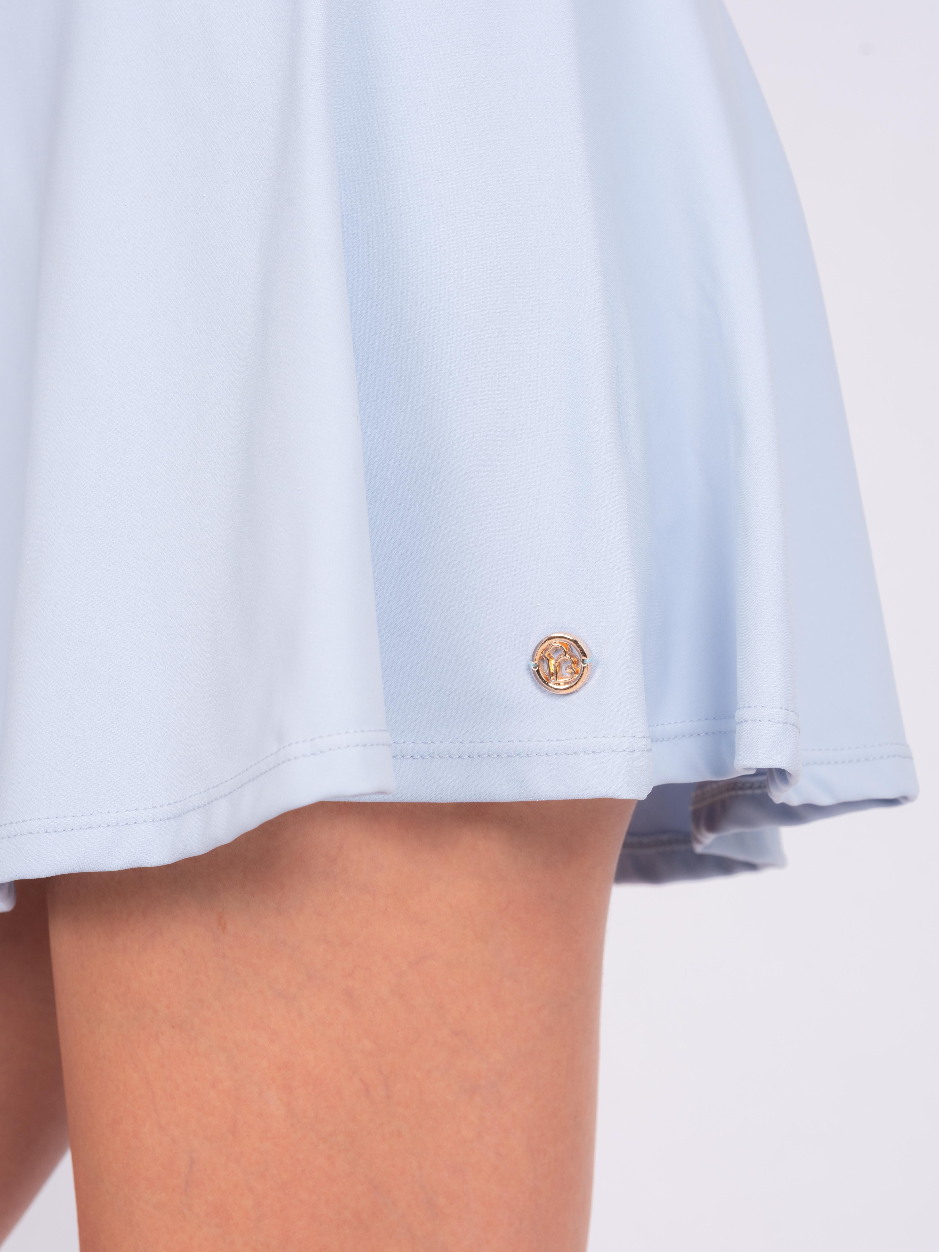 MILLIE CRISS CROSS DRESS – LIGHT BLUE