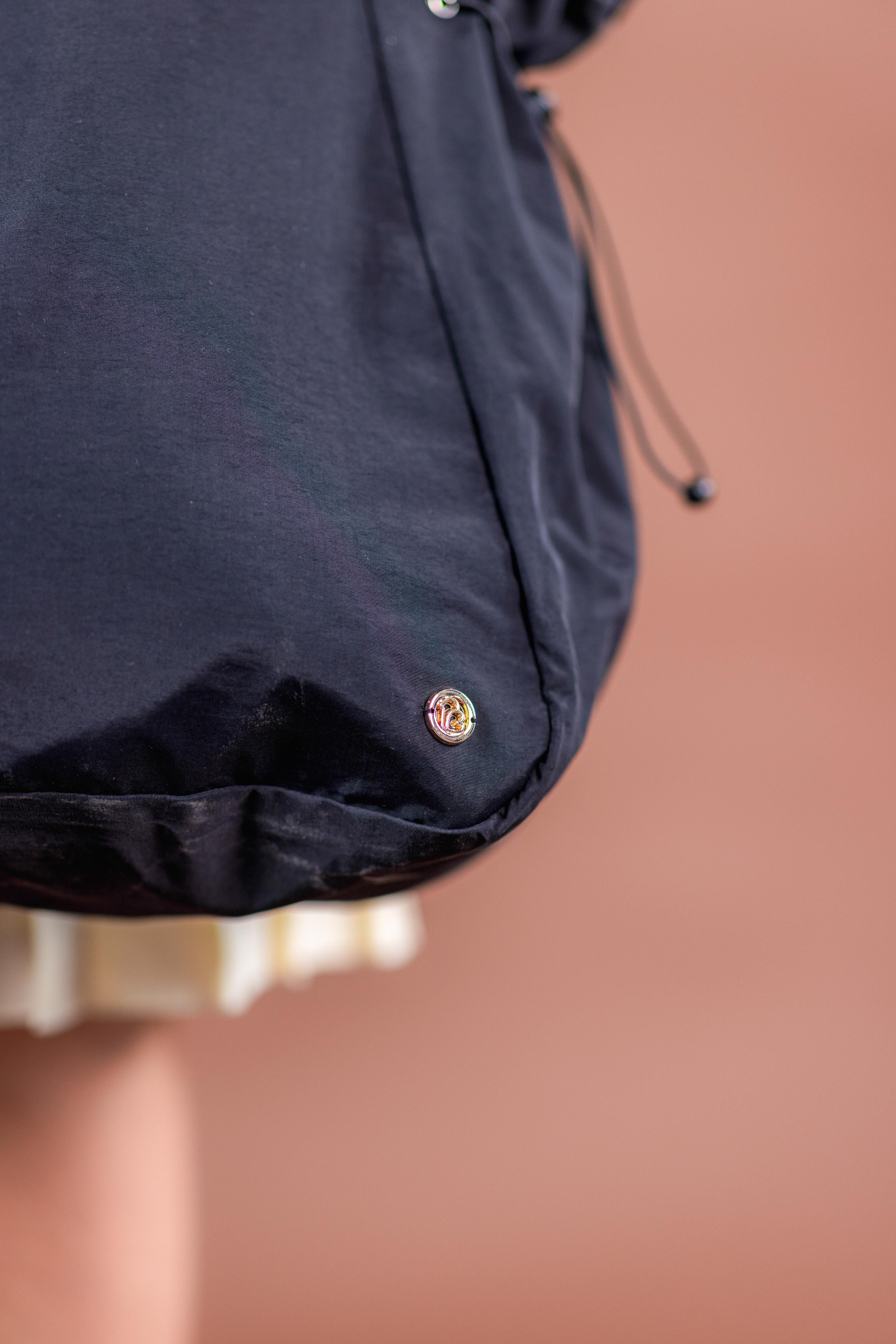 BIRDIE SHOPPER BAG : BLACK