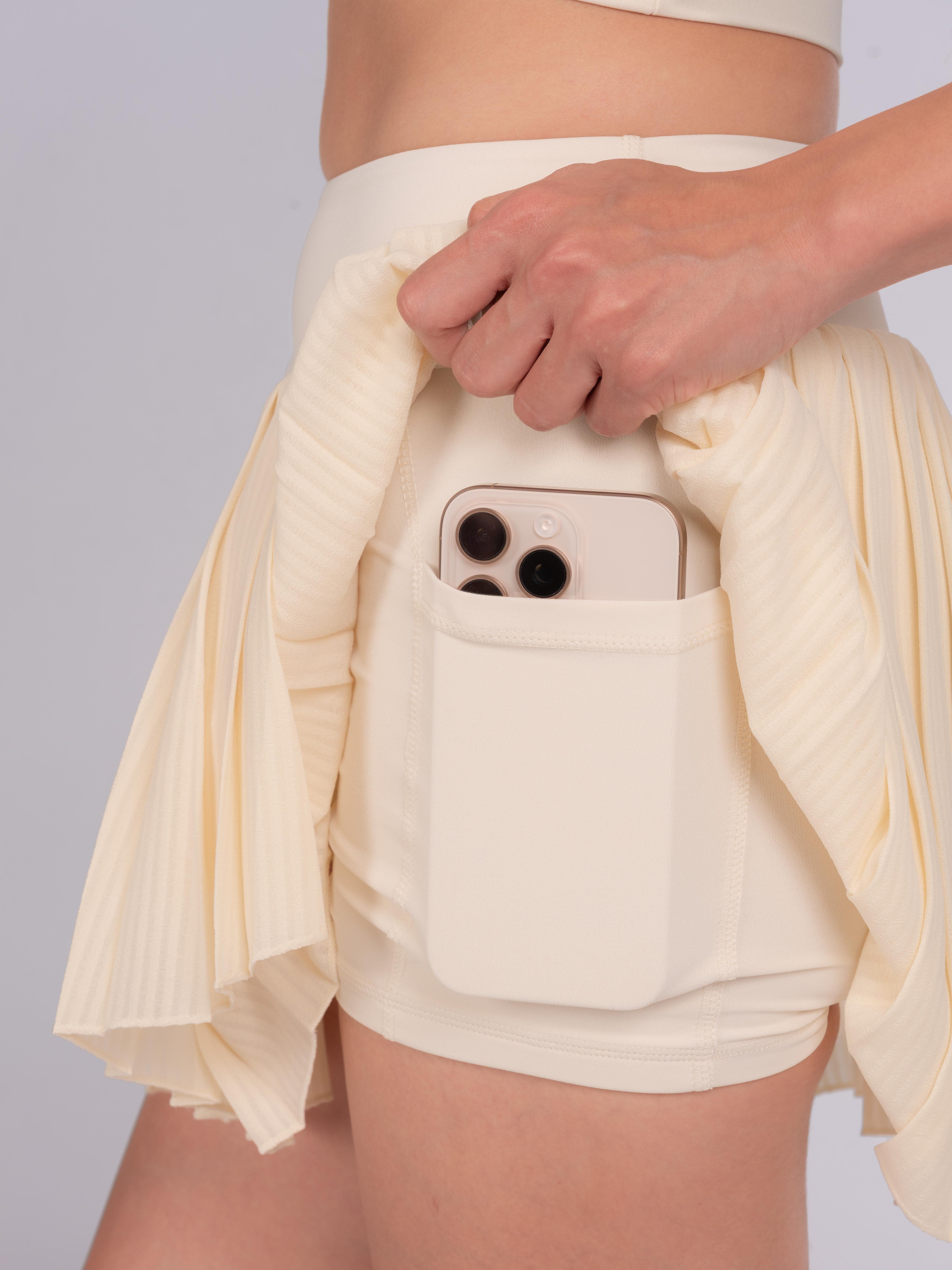 POPPY CHIFFON SKIRT – PASTEL YELLOW